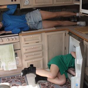 Quindell Orton and Serena Chalker in Life in Miniature.  Photo:  Ashley de Prazer.